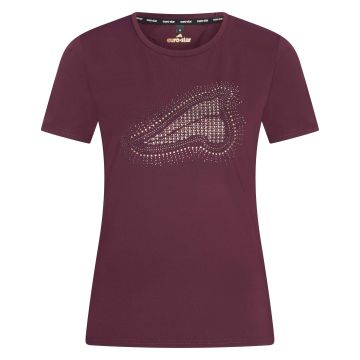 T-shirt ES-Mirella -  Dark berry