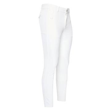 Reithose ES-Gabriel GripConnect Knee -  White