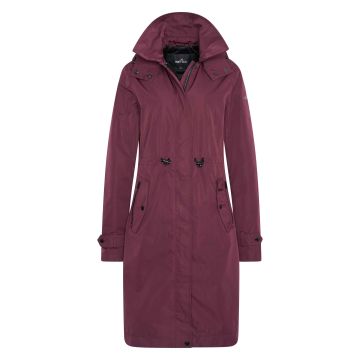 Long jacket ES-Chiara -  Dark berry