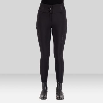 Riding breeches ES-Athletic Luxe FullGrip -  Black